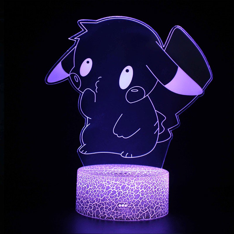 Lampe Pikachu Bebe 3d Boutique Pokemon