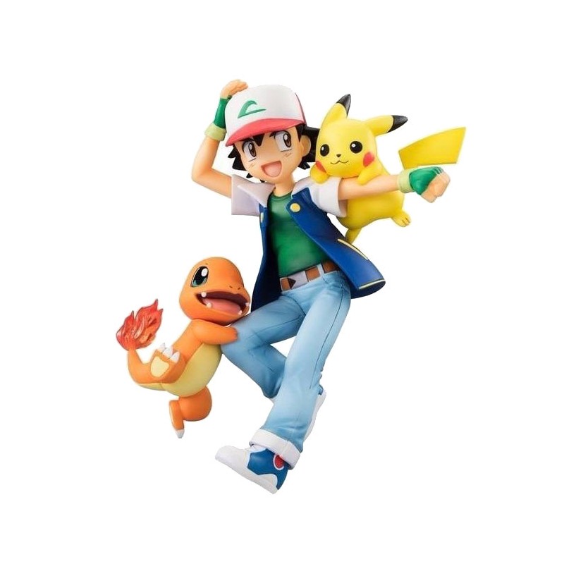 Figurine Sacha Pikachu Et Salameche Boutique Pokemon