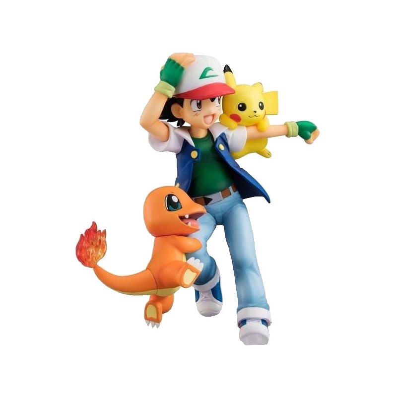 Figurine Pokémon Sacha et ses pokémon de 1ère génération - Boutique Pokemon