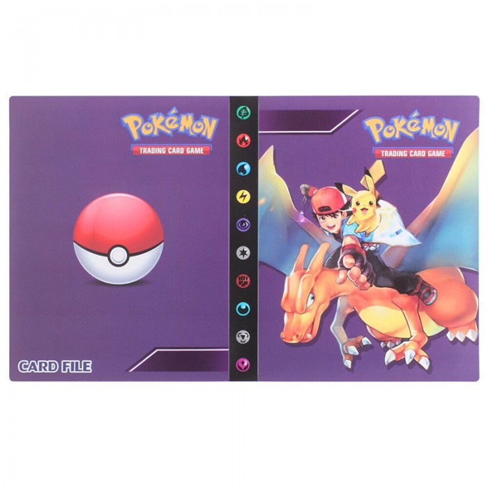 Album Classeur Collection Carte Standard 900 Pochette 50 Pages Pokemon  Dracaufeu