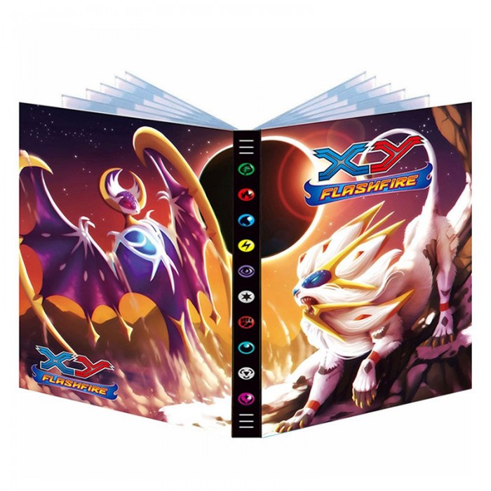 Classeur Carte Pokémon Soleil Lune : Solgaleo & Lunala