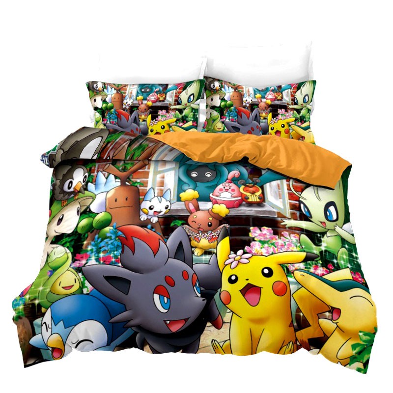 Character World Parure de lit réversible Pokemon Pikachu (90 x 190 cm) -  Comparer avec