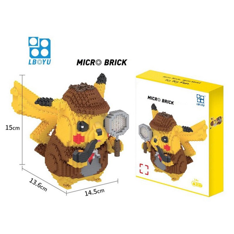 Grand LEGO Détective Pikachu 15cm | Boutique Pokémon